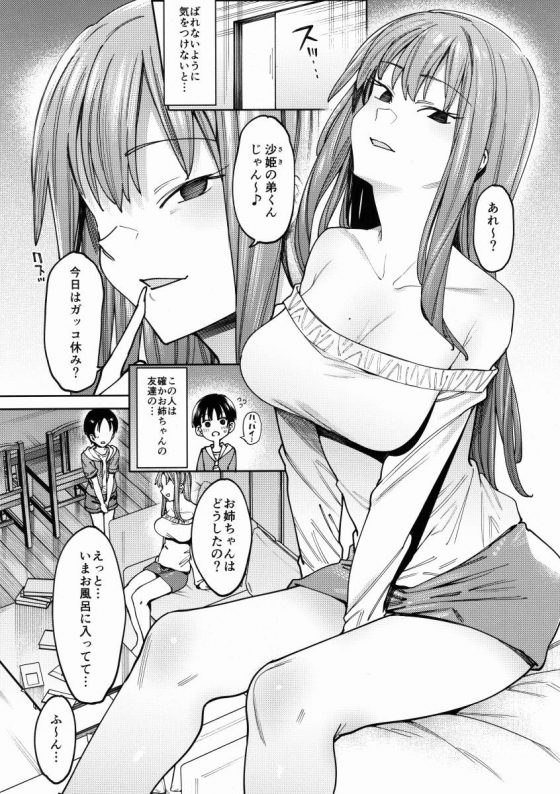 エロ同人 ねぇそういえばさっきお風呂場でさ お姉ちゃんの下着嗅いでたでしょ おねショタ お姉ちゃんのドｓ友達 枚